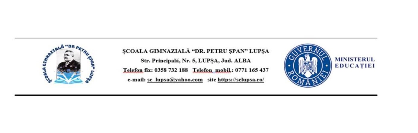 Scoala Lupșa: SCURT ISTORIC AL ȘCOLII